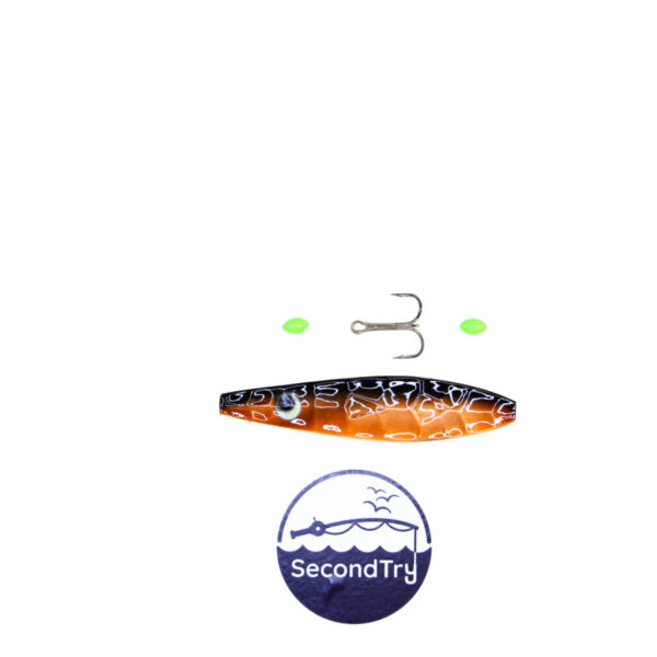 Balzer Colonel Seatrout Inliner - Black/Orange, 18g