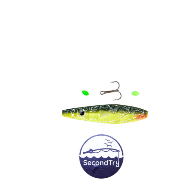 Balzer Colonel Seatrout Inliner - Black Yellow Redtail, 26g