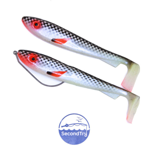 Mc Rubber Shad 21cm - 2 Pack - Roach Färg