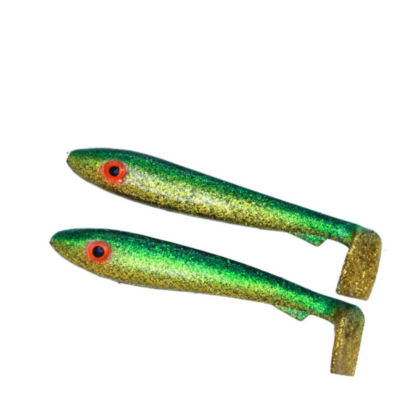 Svartzonker McRubber Junior 17cm Gold Green 2-pack