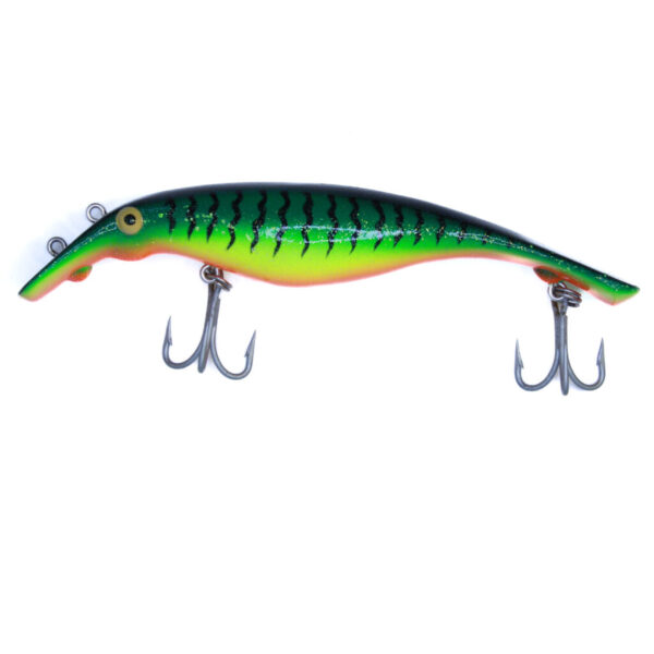 Wobbler i firetiger 18cm