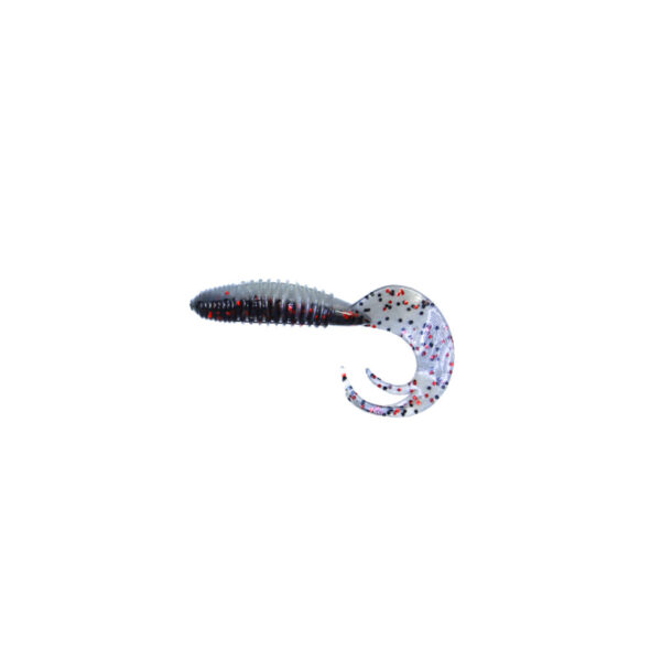 Curlyjigg svart glitter 7cm