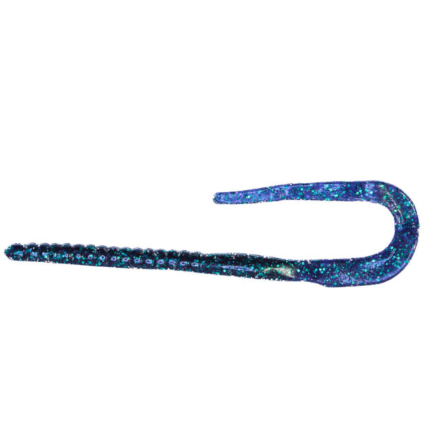 Blå/Grön Glitter Worm 27cm