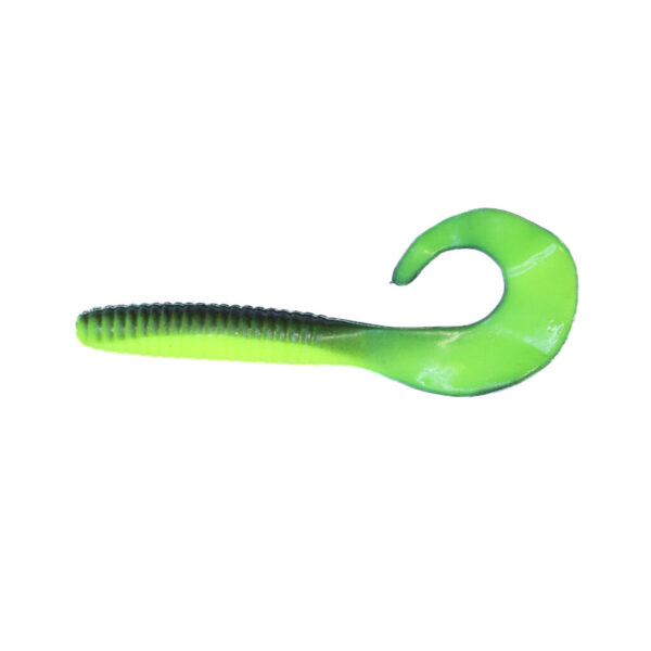 Curlyjigg Ribbad Grön/Svart 13cm